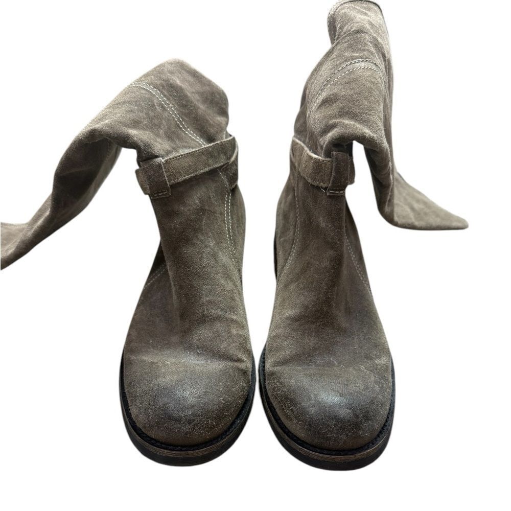 Franco Leather Suede Riding Boots - Picture 2 of 7